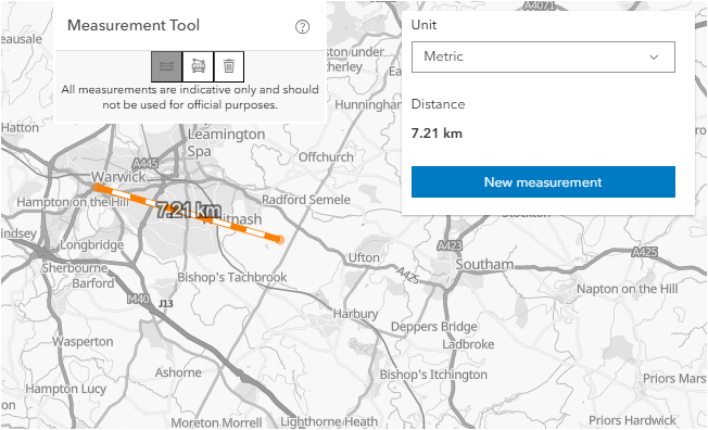 Start Measuring Distance